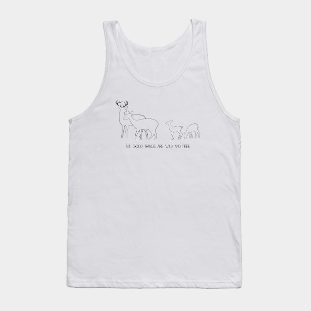 Wild and Free Tank Top by Buno